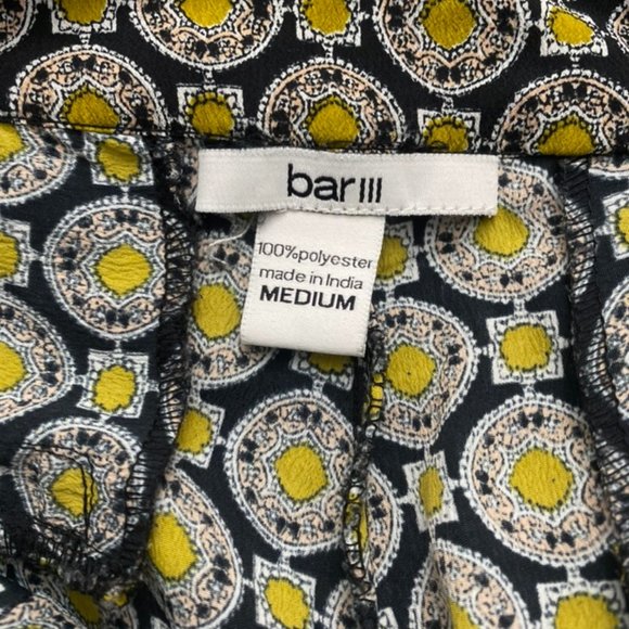 Bar III Pants Printed Wide Leg High Waisted Palazzo - Picture 5 of 5